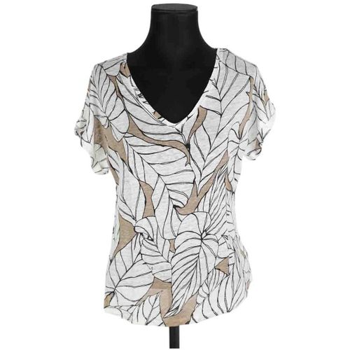Blouses Top en lin blanc - Majestic Filatures - Modalova