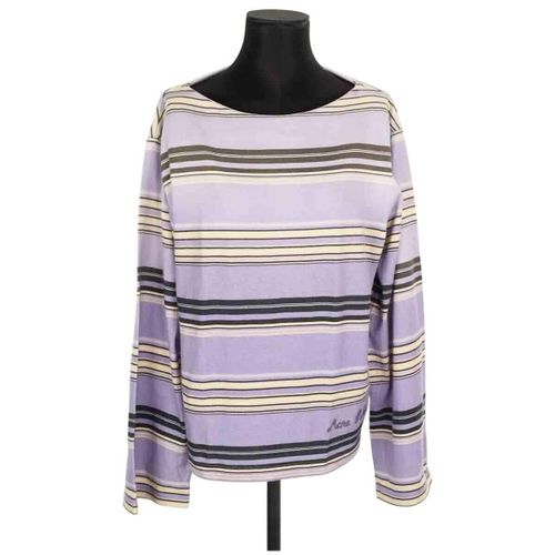 T-shirt T-shirt en coton violet - Acne Studios - Modalova