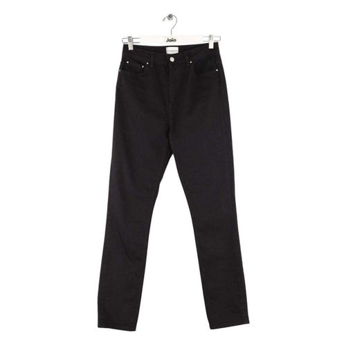 Jeans Jean droit en coton noir - Claudie Pierlot - Modalova