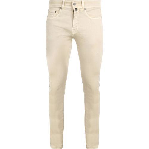 Pantalon 5-Pocket Jeans Lyon Tapered Beige - Pierre Cardin - Modalova