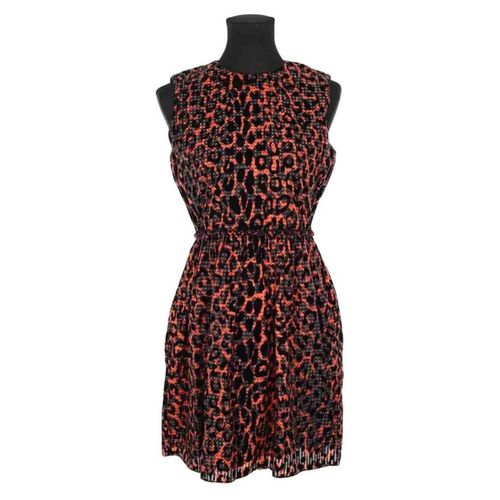 Robe courte Robe en soie noire - Victoria Beckham - Modalova