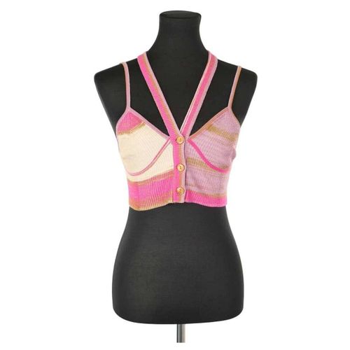 Blouses Top sans manche en coton violet - Patrizia Pepe - Modalova