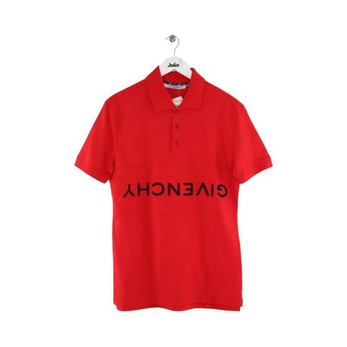 T-shirt Polo en coton rouge - Givenchy - Modalova