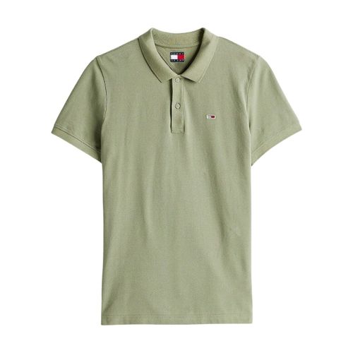T-shirt Polo Ref 65327 MR6 Vert - Tommy Jeans - Modalova