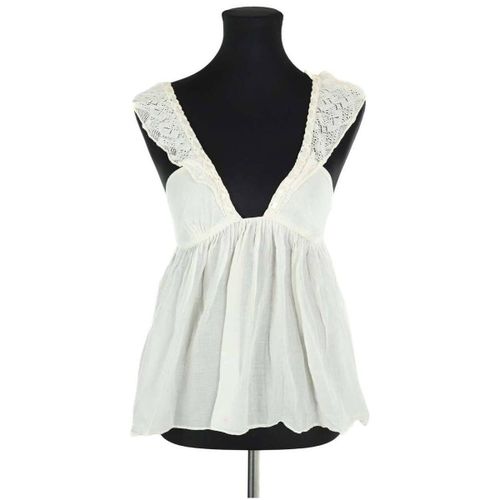 Blouses Top sans manche en coton écru - Vanessa Bruno - Modalova