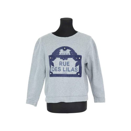 Sweat-shirt Sweatshirt en coton gris - Maje - Modalova