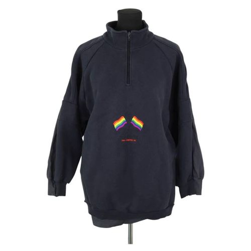 Sweat-shirt Sweatshirt en coton noir - Balenciaga - Modalova