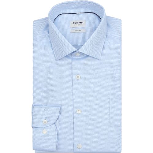Chemise Chemise Dobby Level 5 Bleu Clair - Olymp - Modalova