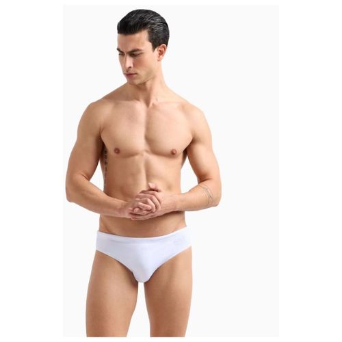 Maillots de bain 7M000501 AF14514 SLIP BEACHWEAR-M0076 WHITE/SILVER - Emporio Armani EA7 - Modalova