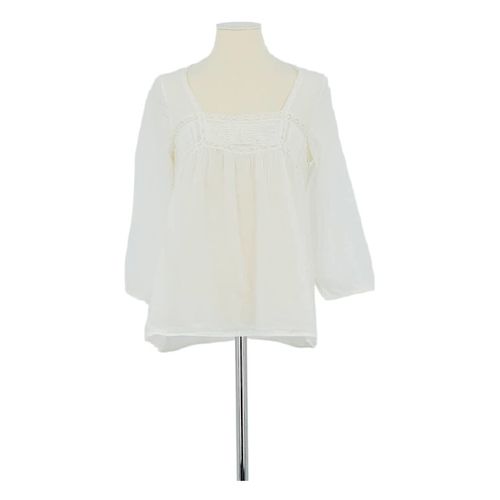 T-shirt Maje T-shirt en coton blanc - Maje - Modalova