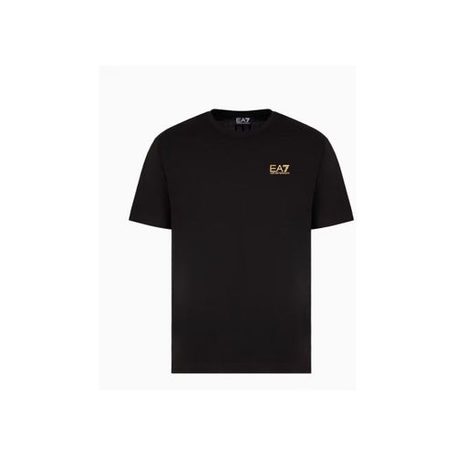 T-shirt 7M000567 AF10375-MC004 BLACK/GOLD - Emporio Armani EA7 - Modalova