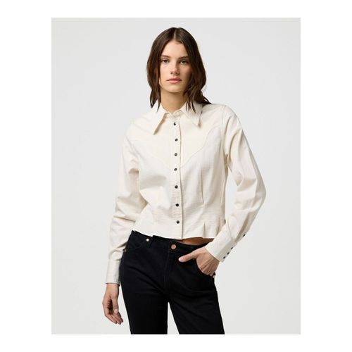 Chemise 112370781 PEPLUM SHIRT-PINSTAR WHITE - Wrangler - Modalova