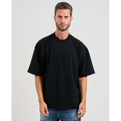 T-shirt T-shirt Rounded noir oversize - BOSS - Modalova