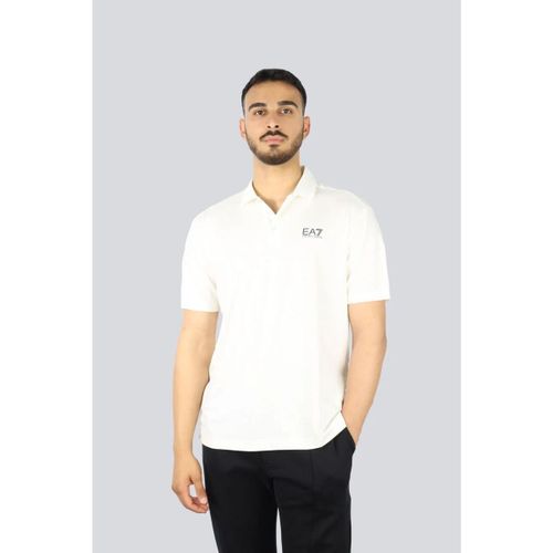Polo 7M000180 AF13530-U0005 STAR WHITE - Emporio Armani EA7 - Modalova