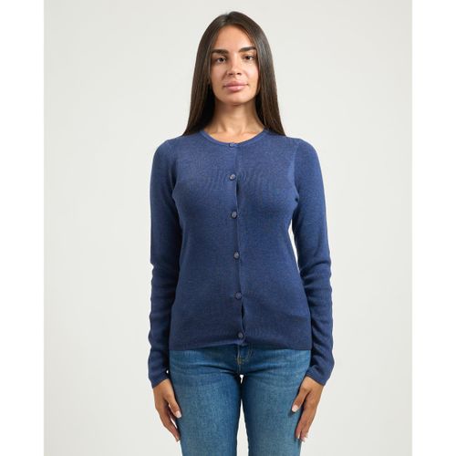 Gilet Cardigan avec boutons dorés - Yes Zee - Modalova