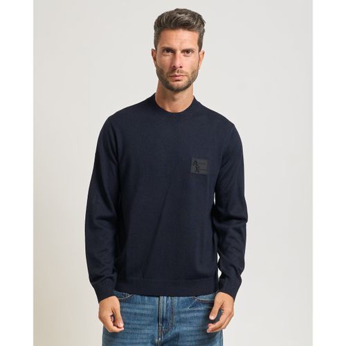 Pull Pull col rond avec patch - EAX - Modalova