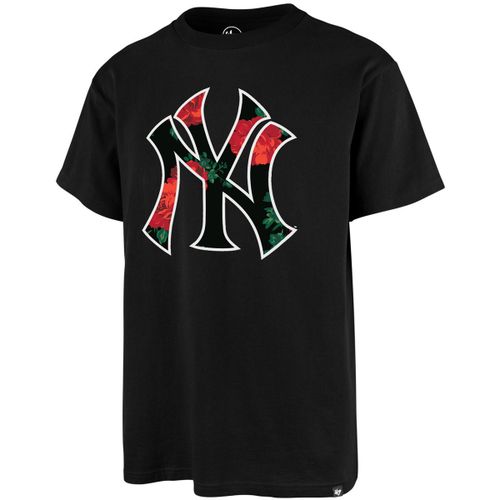 T-shirt 47 TEE MLB NEW YORK YANKEES BACKER ECHO JET BLACK - '47 Brand - Modalova