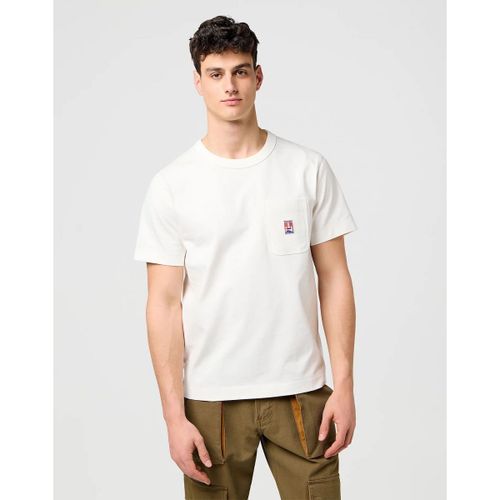 T-shirt 112371499 POCKET TEE-WORN WHITE - Wrangler - Modalova