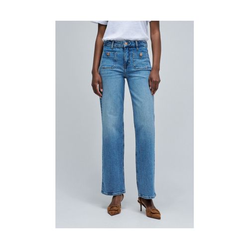 Jeans flare / larges - JEANS TRUE W/ FRONT POCKET DETAILS - Salsa - Modalova