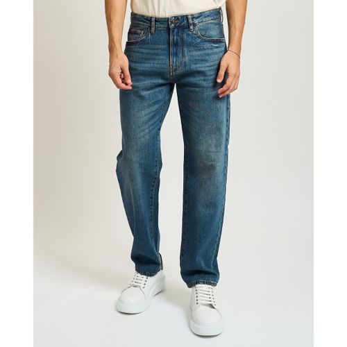 Jeans Jean AX en denim stretch effet délavé - EAX - Modalova