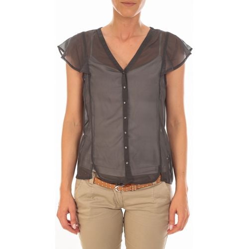 Camicia Chemisier AGNES S/S Shirt Mix Asphalt Gris - Vero moda - Modalova