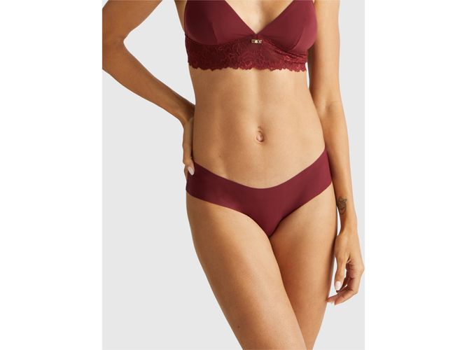 Benetton, Slip Extensible Avec Dentelle, Taille: L, Bordeaux - United Colors of Benetton - Modalova