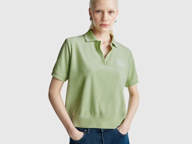 Benetton, Polo Chenille, Taille: L, Vert Clair - United Colors of Benetton - Modalova