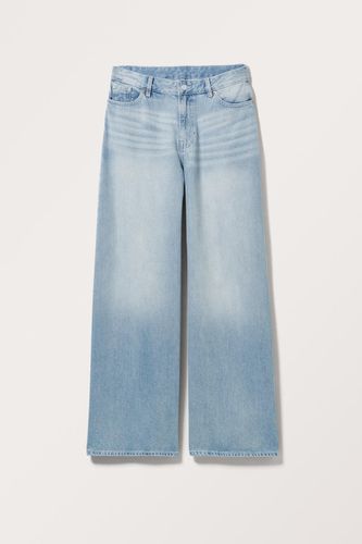 Giga Weite Jeans Mit Niedriger Taille - Blau - Monki - Modalova