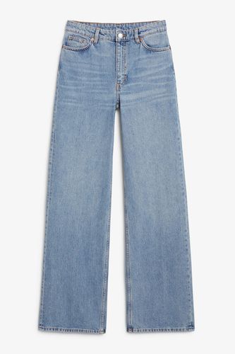 Hoch Sitzende Lange Jeans Yoko Mit Weitem Bein - Monki - Modalova