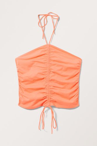 Neckholder-Unterhemd Mit Bindeband - Orange - Monki - Modalova