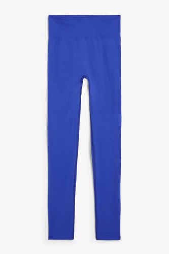 Nahtlose Leggings - Blau - Monki - Modalova