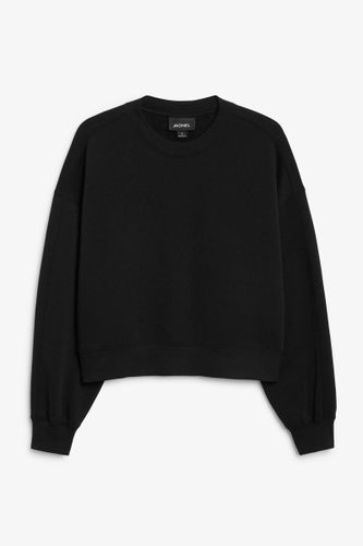 Sweatshirt Mit Rundhals - Schwarz - Monki - Modalova