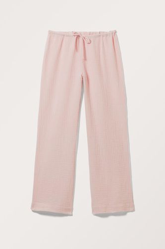 Lockere Schlupfhose Aus Baumwolle - Rosa - Monki - Modalova