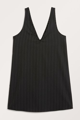 Kurzes A-Linien-Kleid Mit V-Ausschnitt - Schwarz Mehrfarbig - Monki - Modalova