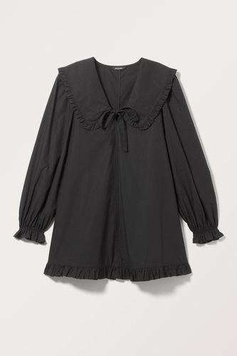 Minikleid Mit Puffärmeln - Schwarz - Monki - Modalova