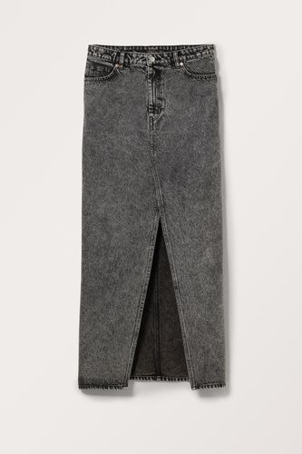 Maxi-Jeansrock Mit Schlitz - Schwarz - Monki - Modalova