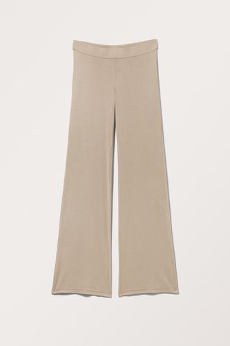 Besonders Weiche Hose Mit Weitem Bein - Beige - Monki - Modalova