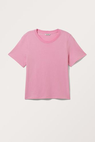 T-Shirt Mit Grafikdruck - Rosa - Monki - Modalova