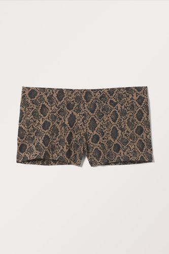 Weiche Mini-Hotpants - Braun - Monki - Modalova