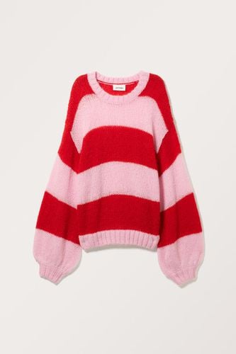 Transparenter Oversized-Strickpullover - Rosa Mehrfarbig - Monki - Modalova