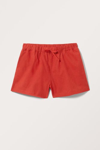 Mini-Shorts Aus Leinenmischung - Monki - Modalova