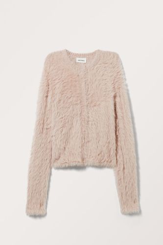 Flauschige Strickjacke - Rosa - Monki - Modalova