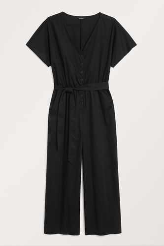 Jumpsuit Mit Weitem Bein - Schwarz - Monki - Modalova