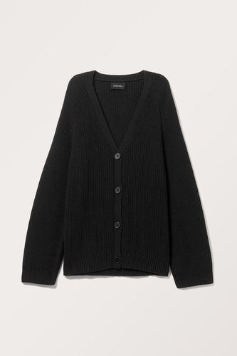 Oversized-Strickjacke - Schwarz - Monki - Modalova