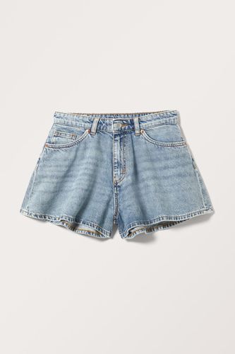 Lockere Mini-Jeansshorts - Blau - Monki - Modalova