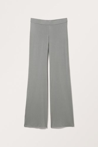 Besonders Weiche Hose Mit Weitem Bein - Grau - Monki - Modalova