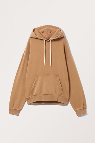 Locker Geschnittener Kapuzenpullover - Braun - Monki - Modalova