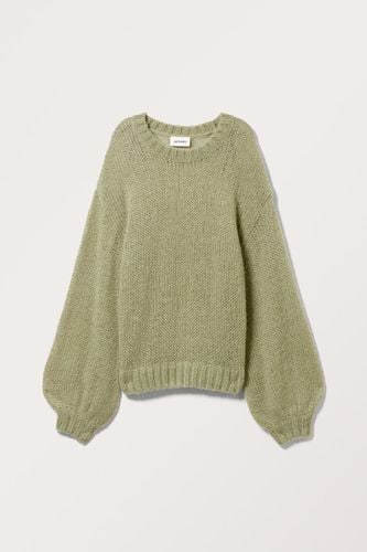 Transparenter Oversized-Strickpullover - Grün - Monki - Modalova