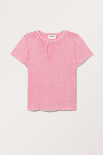 Kurzärmeliges Strick-T-Shirt - Monki - Modalova