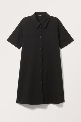 Kurzarm-Hemdkleid - Schwarz - Monki - Modalova